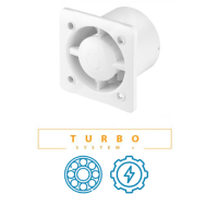 Awenta System+ Turbo(KWT100) вентилятор витяжний побутовий